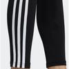 Adidas Letter Print Striped Vintage Casual Sports Pants Women Bottoms Black H36755