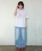 RONRON Strawberry Cake Basic Fit T Shirt White