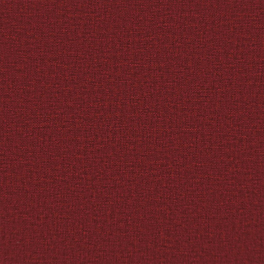 Cushion Cover 2 pcs. HEERLEN Wine Red Ø 15 x 40 cm Fabric