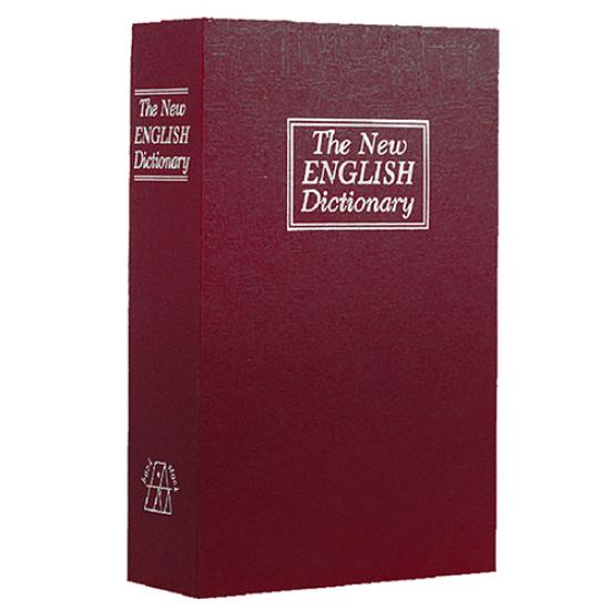 Home Security Dictionary Book Cash Jewelry Valuables Safe Storage Key Lock Box