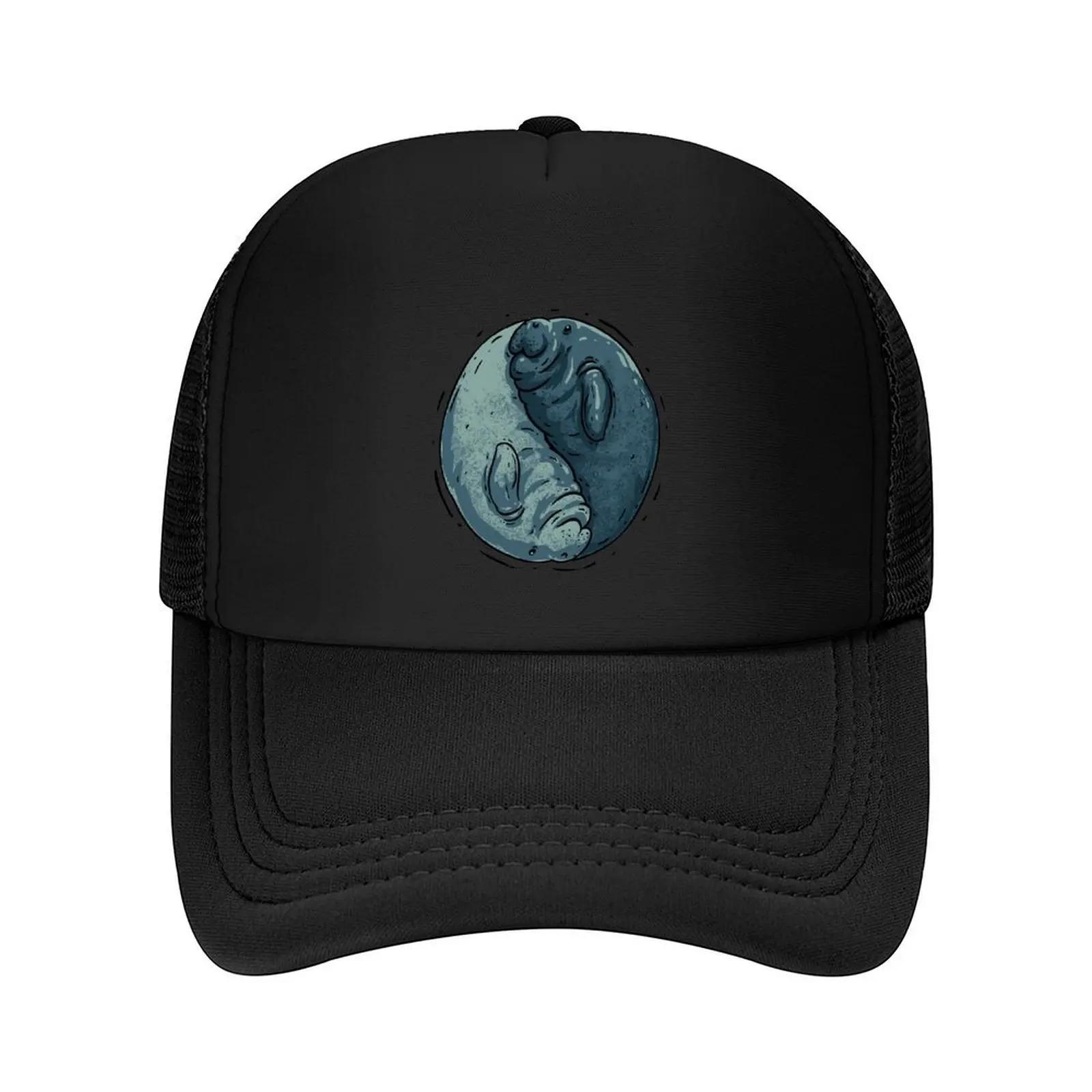 Unisexatee Yin and Yang Dugong Unisexatee County Baseball Cap sun caps designer cap Fishing cap dad hat Trucker Hats For Unisex Womens