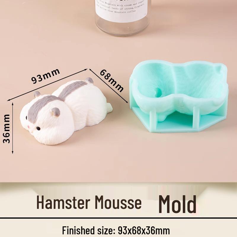 In-Stock Silicone Sheep Mousse Mold - 3D Cartoon, Food-Grade, Cute & Creative Design
