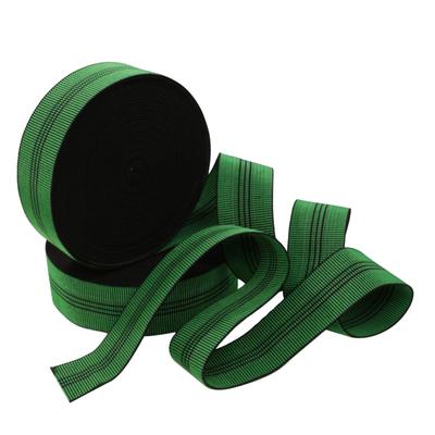 Oprava pohovky 5 cm x Vysoko elastická popruhovina pre a Páska na prečalúnenie sedadla, Zelená, 13 m, Elastický, Pás, Erasbelt, Pohovky, Postele, Stoličky, Lavice,