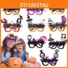 Crazy Party Halloween Party Bat Skeleton Fur Trimmed Glasses