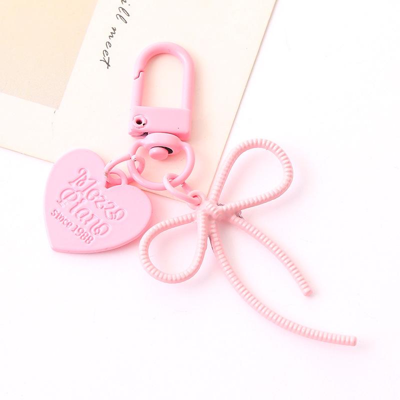 Handmade Colorful Bow Pendant Phone Case Keychain Lanyard Charm