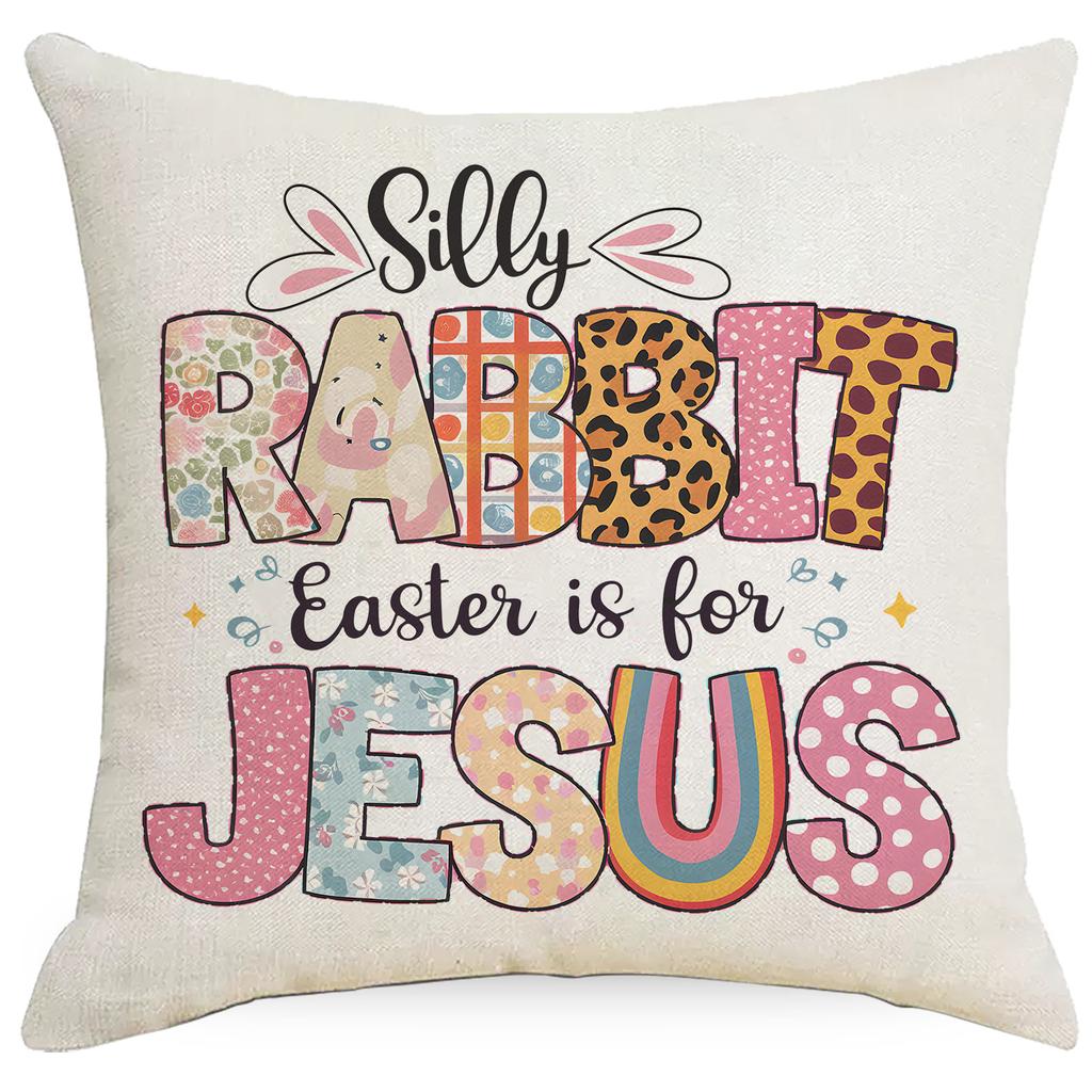 Oster-Kissenbezug Hase Brief Kreative Heim Kissenbezug Dekoration
