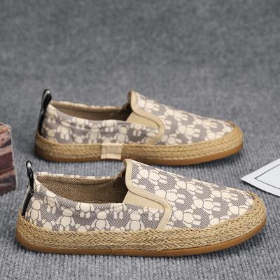 Hot Sale Summer Men's Loafers Breathable Casual Shoes Men Flats Slip On Canvas Shoes Men Espadrilles Comfortable Driving Shoes