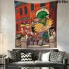 Hey Arnold Wall Tapestry Aesthetic Wall Hanging Printed Fabric Blanket Decorative Tapestries for Bedroom Living Room Home Decor