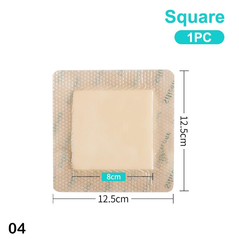 Hydrokoloidní adhezivní obvaz na rány 9 velikostí sterilní náplast na hojení proleženin podložka pro péči o rány pěnová obvazová náplast