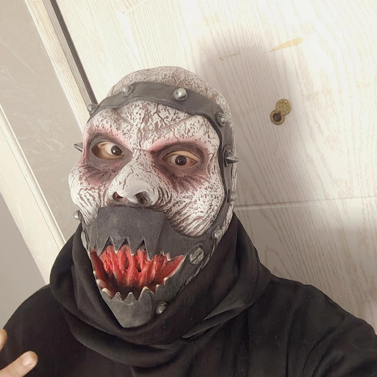 

Latex Mask Spooky Haunted House Prop Full-Face Mask Medieval Carnival Mask For Party Escape Room Haunted House
