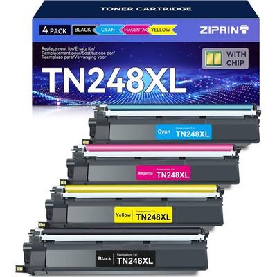 Compatible Toner - DOOKY THE ORIGINAL - TN-248XL - Multicolor - 3000 Pages - Pack of 4