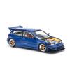 POP RACE Pandem Civic EG6 Metallic Blue Open Bonnet Finished Model PR640174 1/64