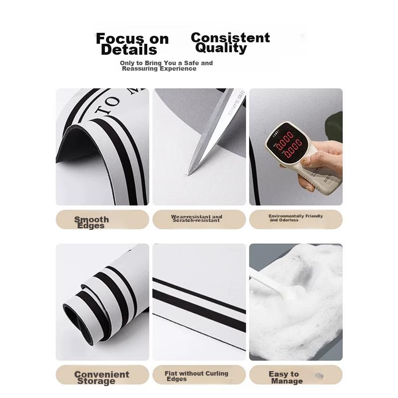MOON TIME Cute Cartoon Bathroom Mat, Absorbent Non-Slip Dirt-Resistant Foot Pad, Toilet Mat, Happy Bear Design, 40*60cm