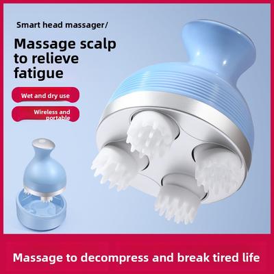 Rechargeable Scalp Massager Head Massager, Kneading Pet Massager Internet Celebrity Stroking Cats Massage Claws