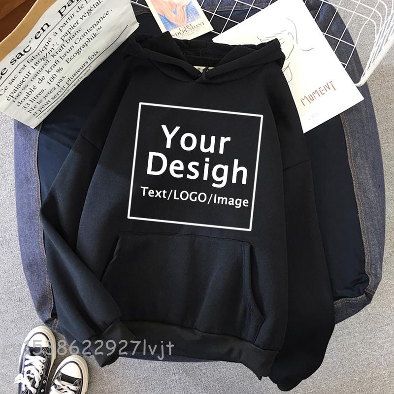 Customized Printed Diy07 Text Logo Image Hoodie Women's Customized Hoodie Customized Logo Personalized Hoodie