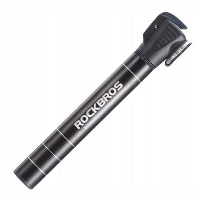 Small Bicycle Pump 7 Bar Aluminum Length 17cm Black