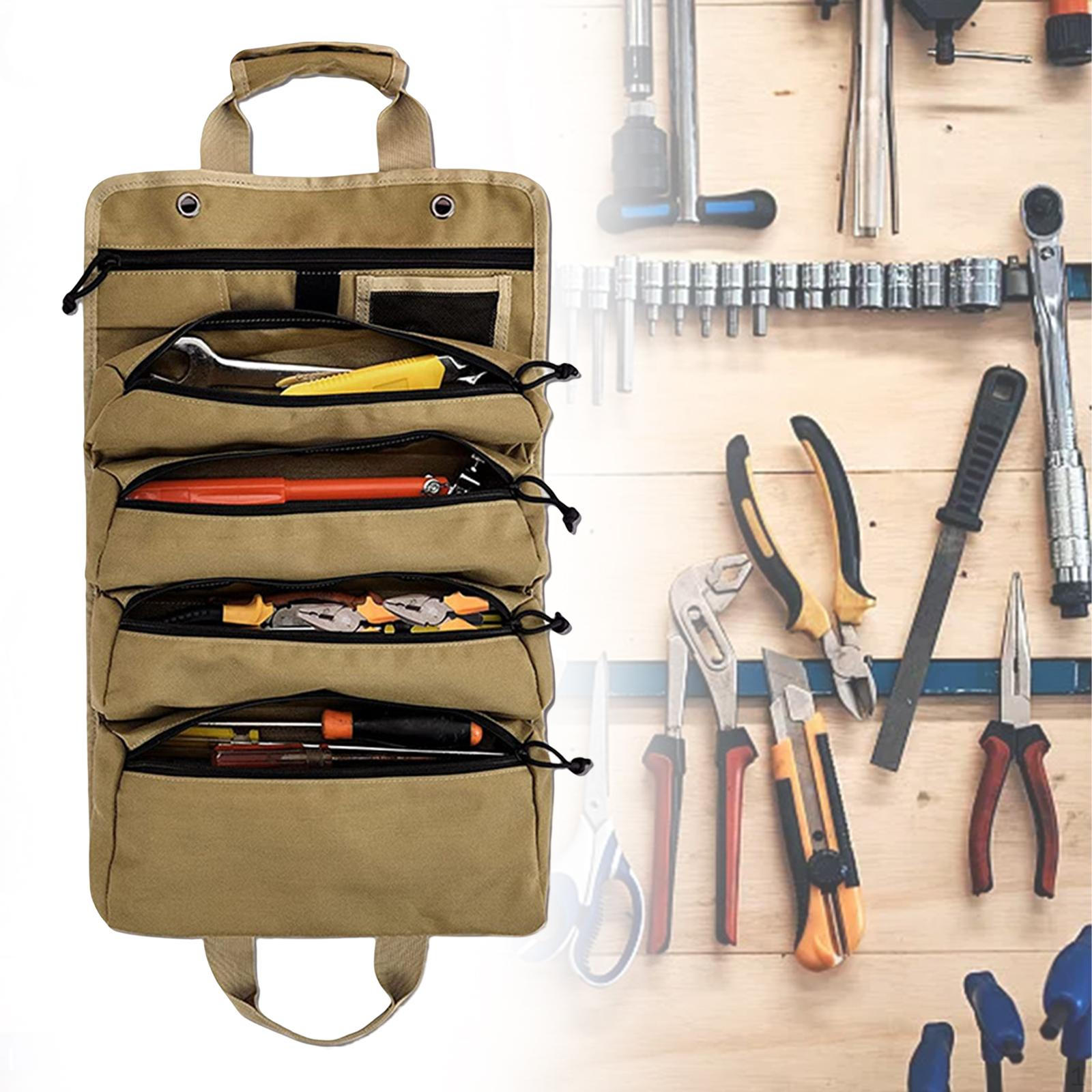 

Компактная сумка для инструментов с 5 универсальными отделениями для удобной организации хаки