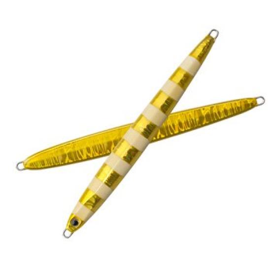 Palms Metal Jig Lure Slow Brat L 180 Zebra Gold SBL-180