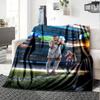 Star Player Kylian Mbappé Blanket Comfortable Great for Bedding Livingroom Picnics Four Seasons Universal Stylish Decor