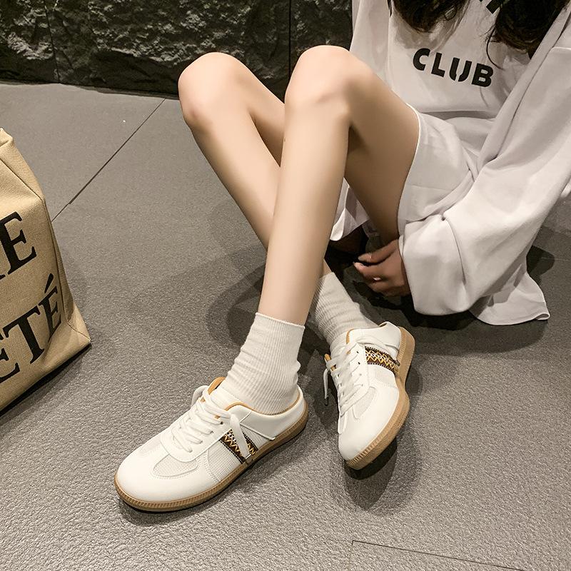 Fashion Fashionable Sandals Half Set Casual Shoes 2025 Casual Artificial Leather Lightweight Walking Sneakers Minimalist Shoes for Women