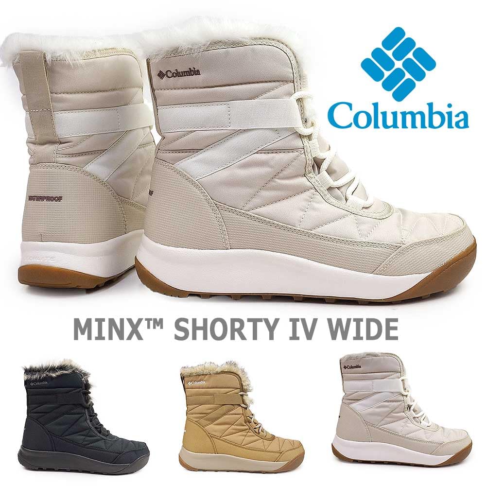Columbia Minx Shorty IV Wide Waterproof Snow Boots and Perfect for Snow Size Size Black Titanium Women's (BK0926), Waterproof, Breathable, Warm,
