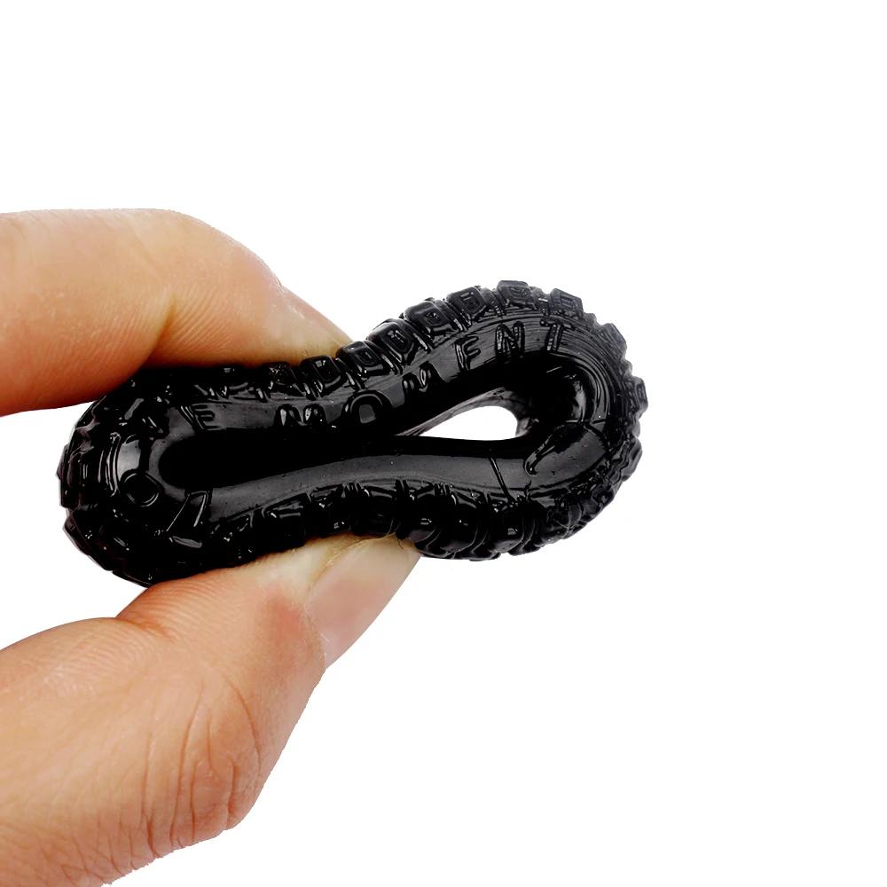 Cock Ring Silicone Penis Ring Cage Male Erection Delay Ejaculation Sex Toy for Men Couple Rings Toys for Adults 18+ 2-in-1 Set