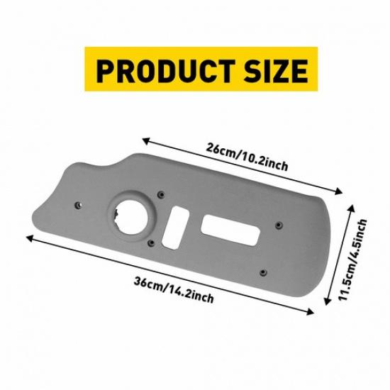 Gray Front LH Seat Control Switch Bezel Cover For 03-06 Silverado Sierra 1500 EV