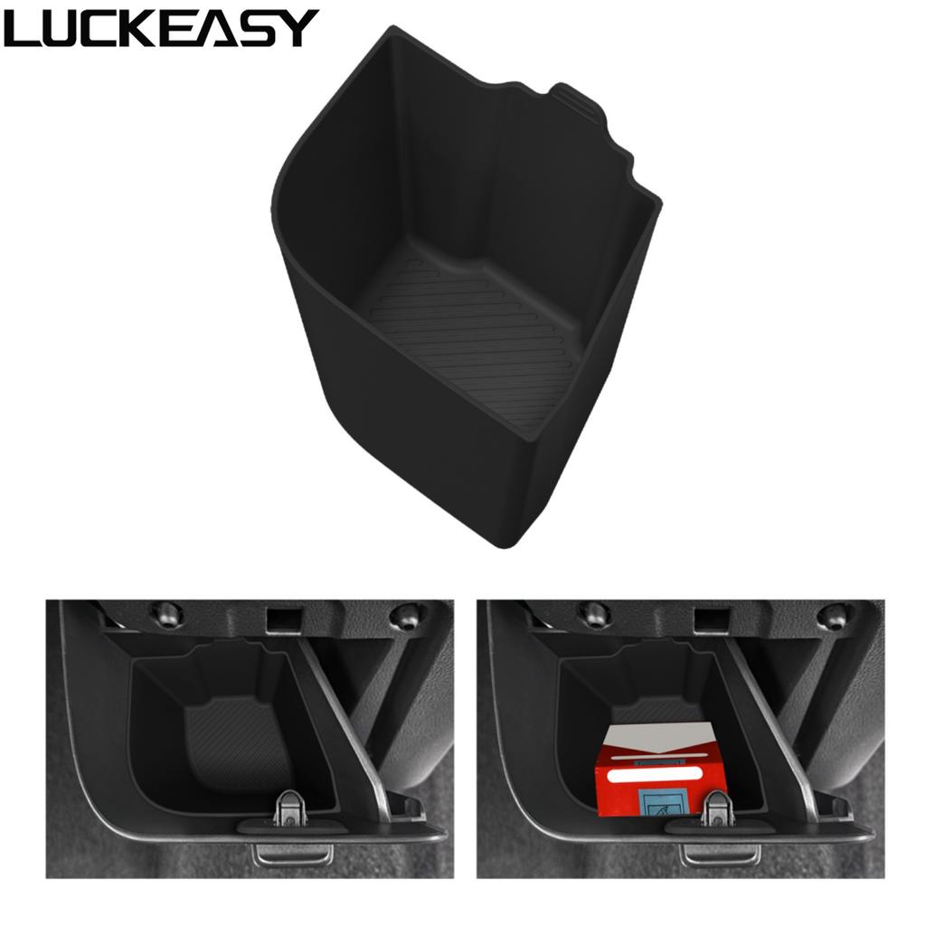 LUCKEASY Right Drive for DAIHATSU CANBUS LA850S LA860S 2022-2025 Center Console Lower Storage Inner Insert Hidden Tray Black