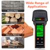 Portable Pinless Moisture Meter Wood/Wall Dampness Detector Digital Induction Hygrometer Non-Invasive 4-in-1 Modes with Backlight LED High-precision