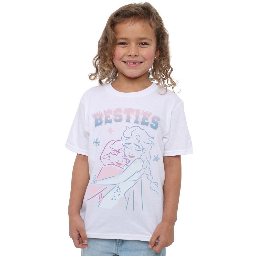 Frozen Girls Besties Anna And Elsa T-Shirt