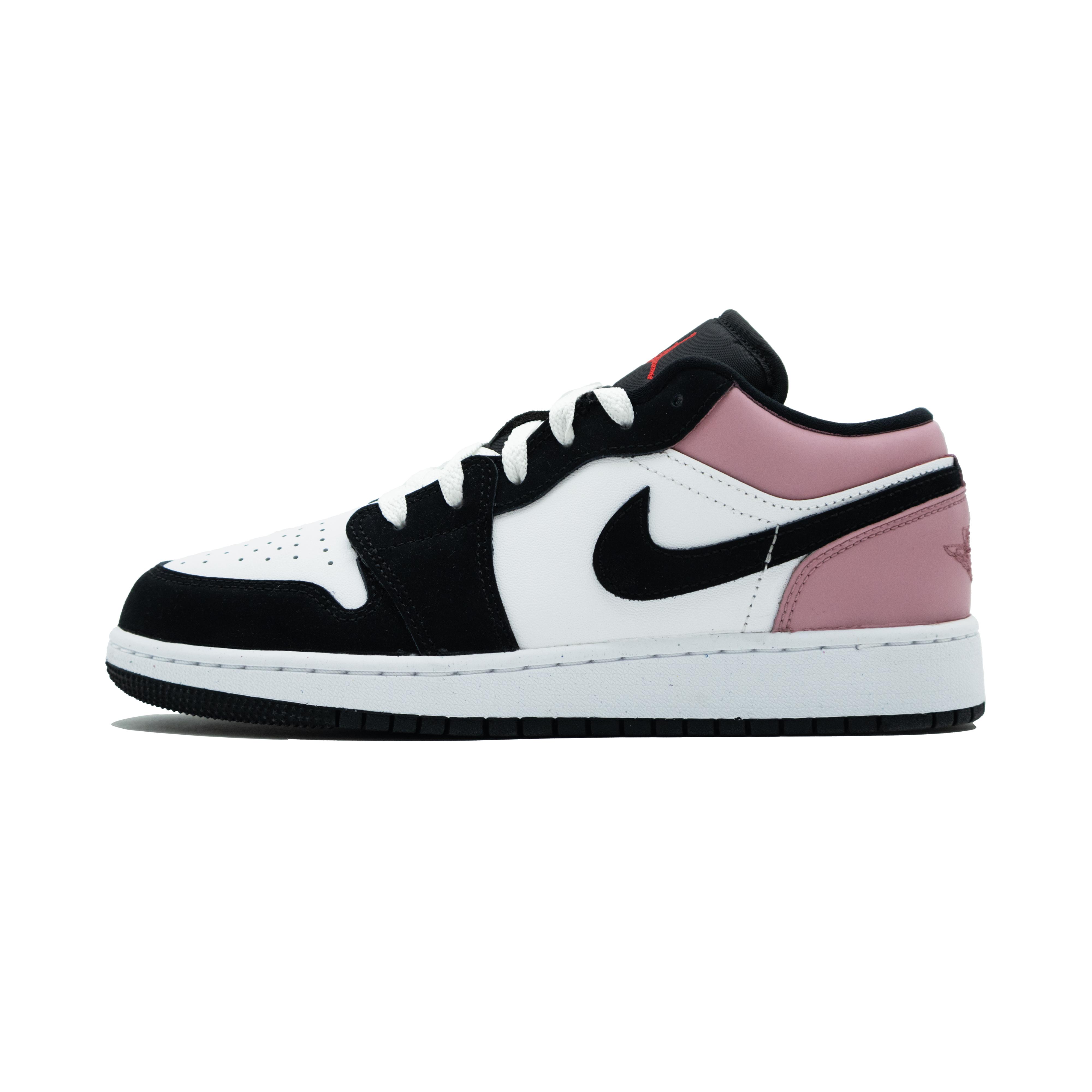 

Jordan Air Jordan 1 Dusk Pulse Abrasion Resistant Low top Vintage Basketball Shoes Unisex Black White Pink HF3188-106(Team685-) 36.5
