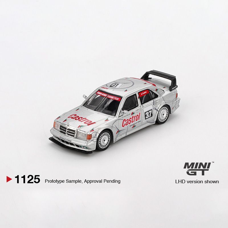 MINI GT 1:64 Mercedes-Benz 190E 2.5-16 Evolution II #37 Alloy Die-Cast Car Model Collectible Gift
