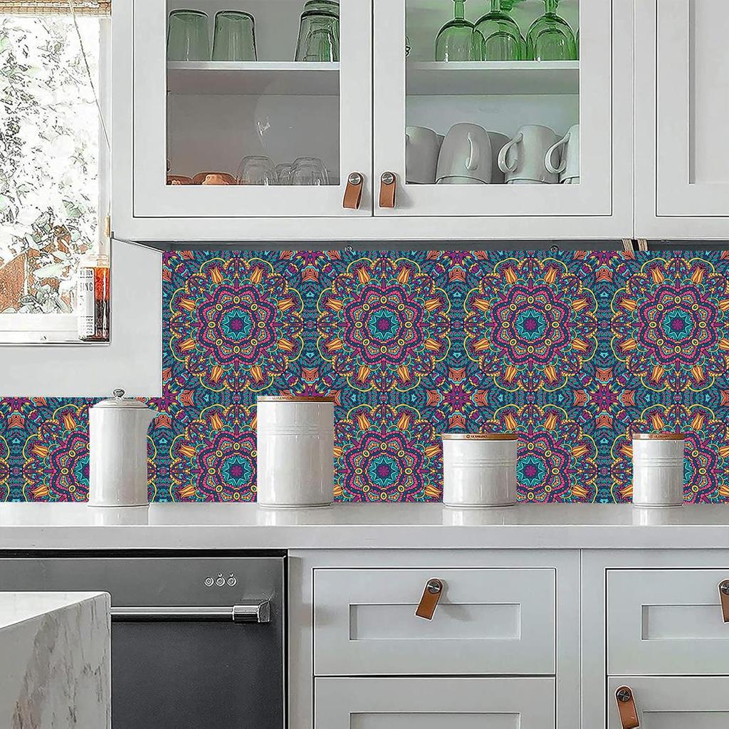 Waterproof Wall Stickers Posters Self-Adhesive Waterproof Wall Stickers Home Living Room Walls Kitchen Decoration Stickers