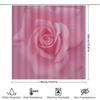 Sunflower Pattern Shower Curtain Waterproof Bathroom Decor 3D Printed Fabric Available In Multiple Sizes