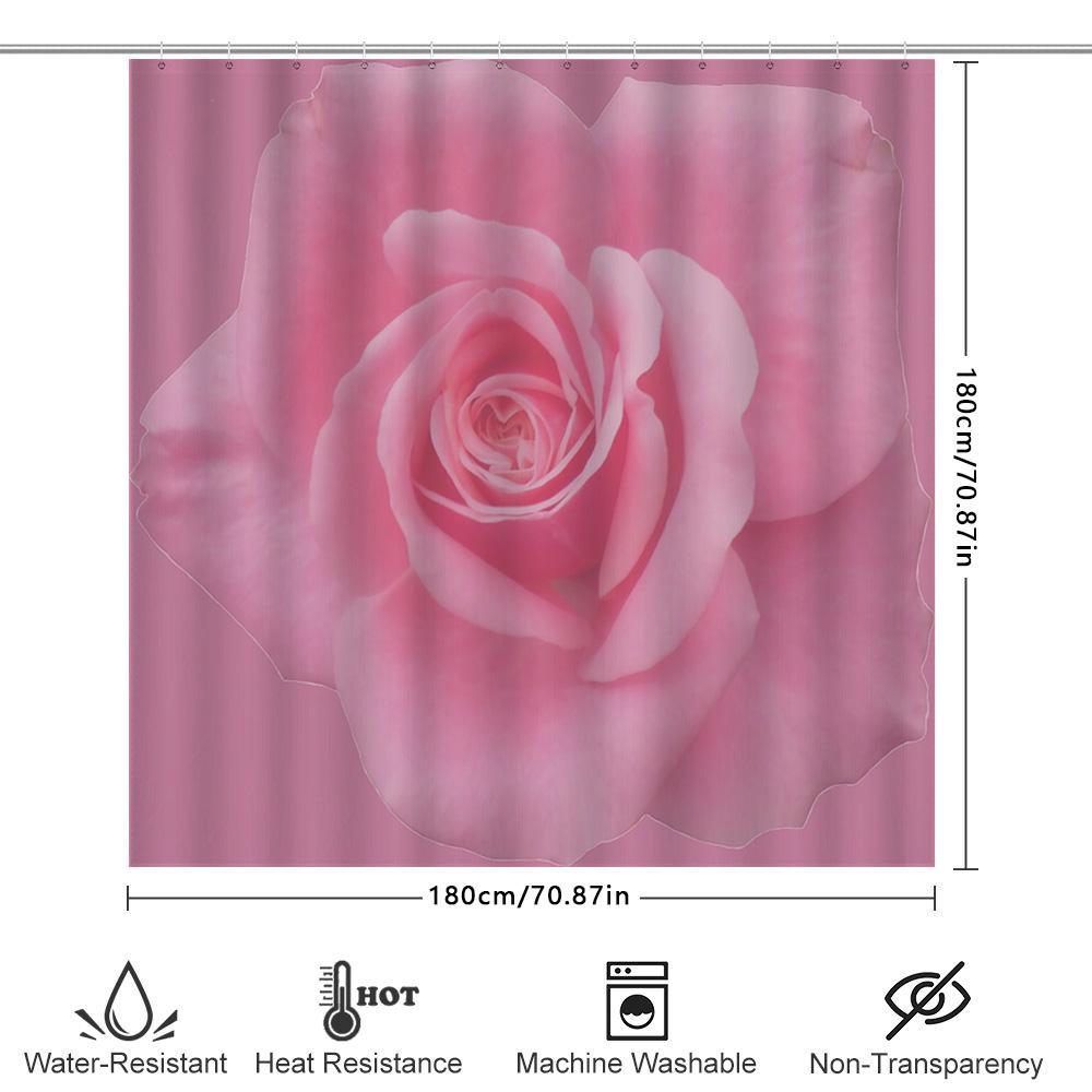 Sunflower Pattern Shower Curtain Waterproof Bathroom Decor 3D Printed Fabric Available In Multiple Sizes