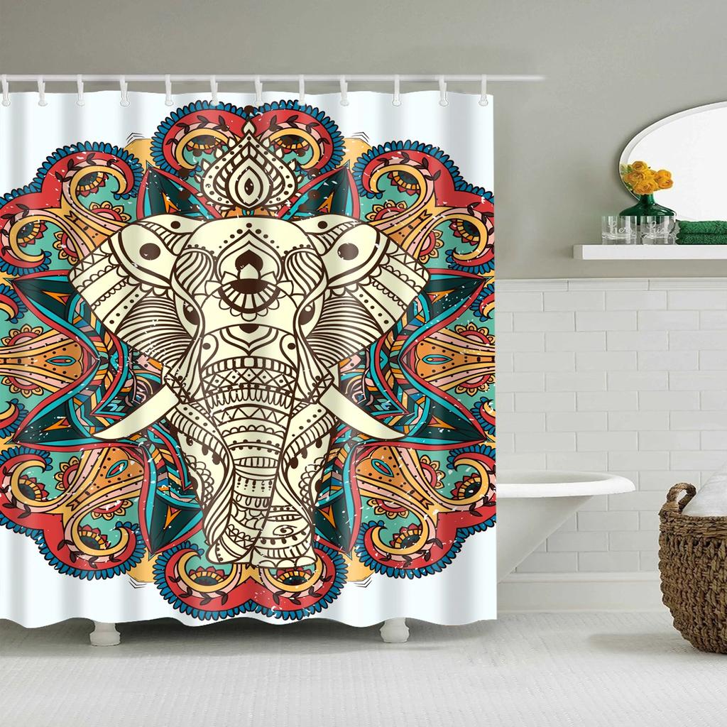 Personality Cartoon Shower Curtain Polyester Fabric Bath Curtain For The Bathroom Decorations Shower Curtains Bathroom Curtain