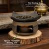 Ceramic Tea Stove Warmer Set Aromatherapy Burner Handmade Ceramic Candle Wax Melt Warmer Tea Ceremony Accessories