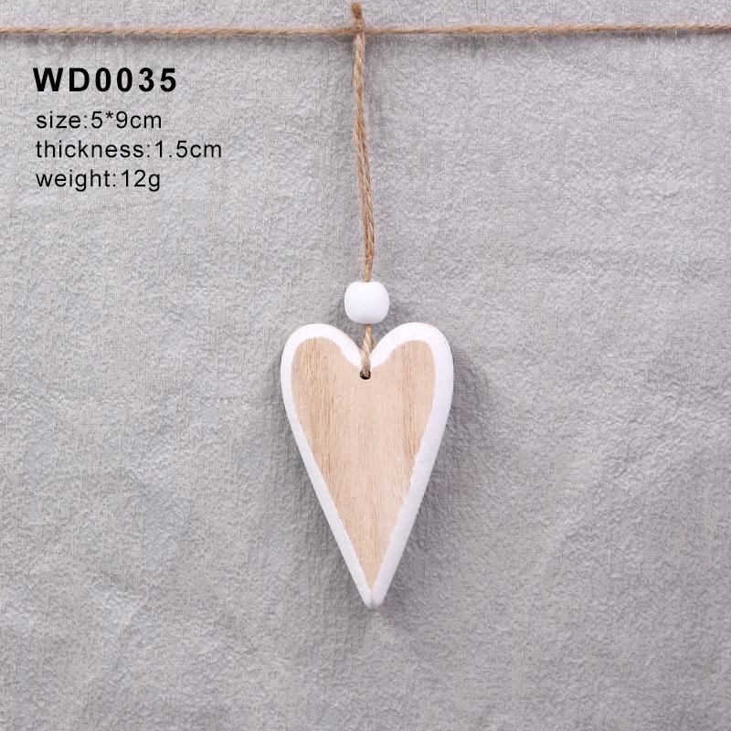 Vintage Wooden Heart Crosses: Retro Home Decor & Wedding DIY