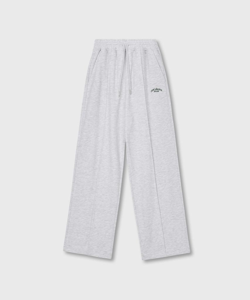 OIOI COLLECTION Atelier Wide Sweatpants_Light Gray