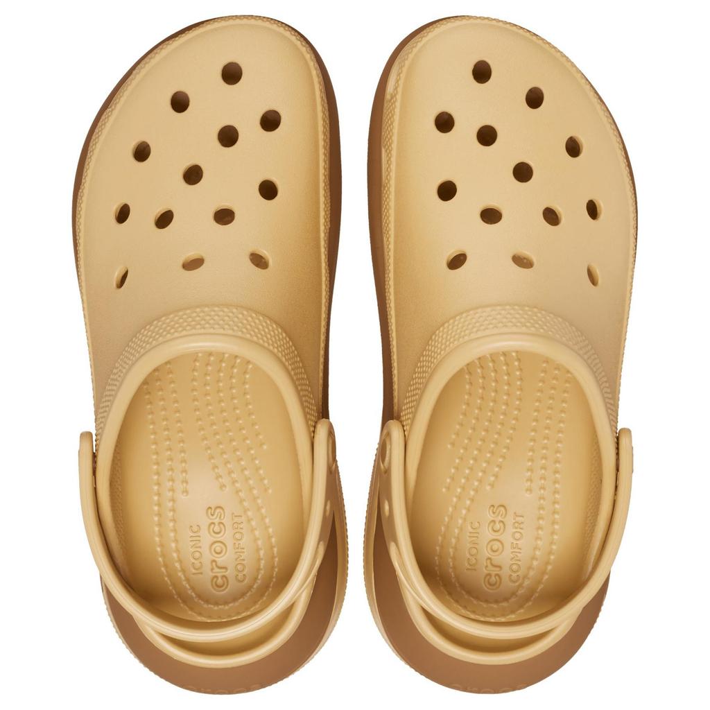 Crocs Mega Crush Matte Clog Comfortable Versatile Clogs Unisex Clogs Wheat 210749-209