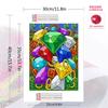Sonic Super Emerald Battle Set Pattern  3pcs 100% Round Full Drill 5D DIY Diamond Painting Embroidery Cross Stitch Rhinestone Décor