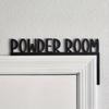 Vintage Metal Bathroom Sign Home Decor Wall Art Farmhouse Door Topper Wall Sculpture Living Room Wedding Decor