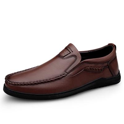 High Quality Leather Men Shoes Breathable Comfort Men Casual Shoes Luxury Mens Loafers Moccasins Driving Men Casual Shoes Retro