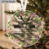 1pc Hairstylists Acrylic Hanging Ornament - Funny Tree Toppers for Multi Purpose Decoration - Ideal Gift for Friend - No Electricity Needed