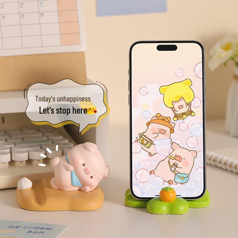 Cute Pig Desktop Phone Holder