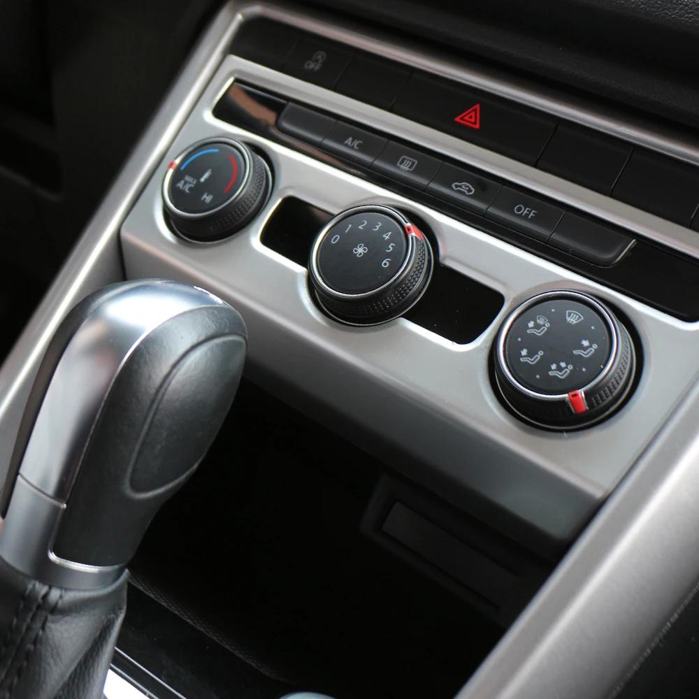 For Volkswagen VW Troc T-roc 2018-2025 LHD AC Switch Panel Trim Center Console Sticker Cover Accessories