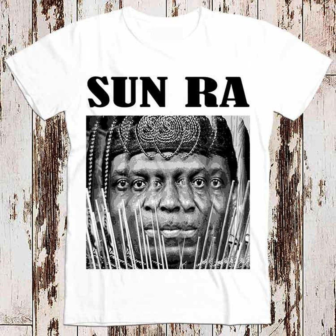 Sun Ra Space Is The Place Джаз Фри Фанк Ретро Супер Крутая Винтажная Футболка Топ Унисекс 4XL