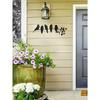 Wrought Iron Wall Hanging Bird Home Decor Metal Art Craft 1pc