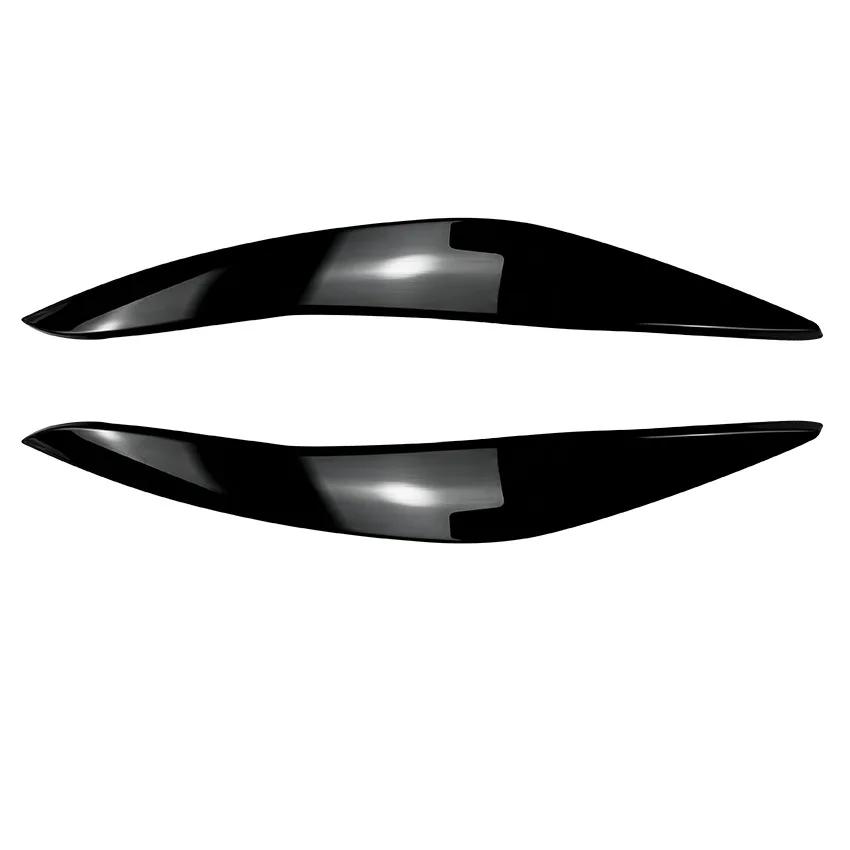 

Suitable for BMW 5 Series F10 F11 2011-2014 Front Headlight Eyebrow Car Sticker Exterior Modification Car Accessories чорний