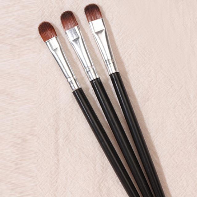 3pcs Makeup Brush Set Eyeshadow Brush Soft Mini Size Blusher Concealer Brushes Portable Cosmetic Applicators Foundation Brush